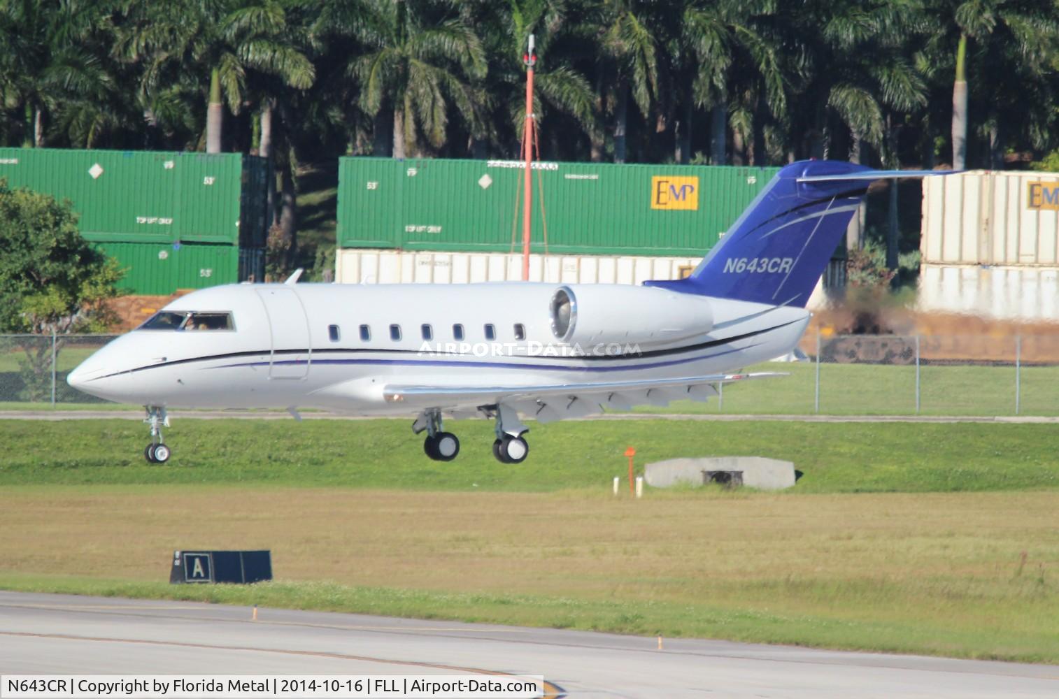 N643CR, 1982 Canadair Challenger 600S (CL-600-1A11) C/N 1055, Challenger 600