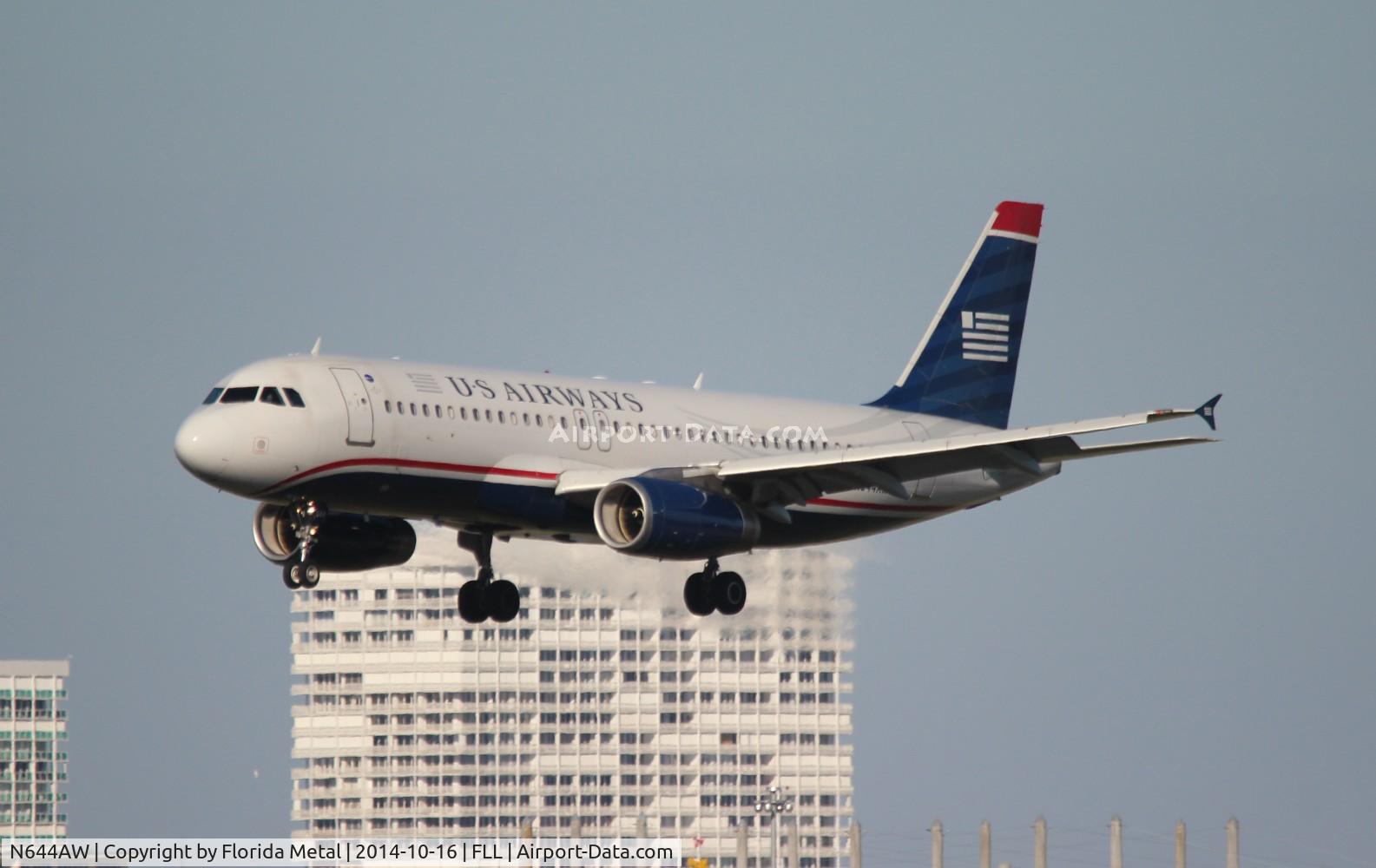 N644AW, 1992 Airbus A320-231 C/N 317, USAirways