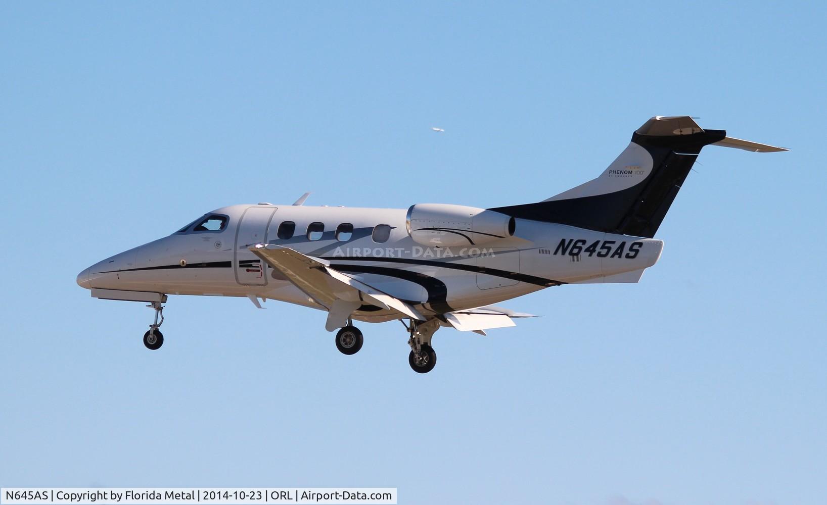 N645AS, 2009 Embraer EMB-500 Phenom 100 C/N 50000114, Phenom 100