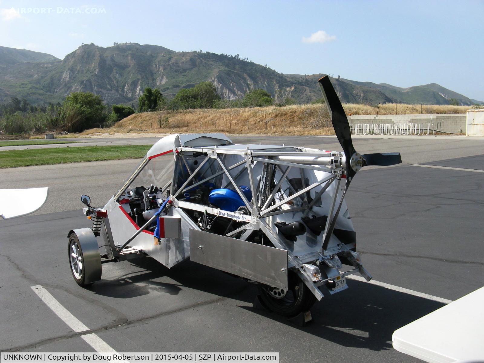 UNKNOWN, Miscellaneous Various C/N unknown, Caravella Aerospace CaraVellair Prototype roadable aircraft, operating on roads less folding wings and tail assembly, pusher 3-blade prop