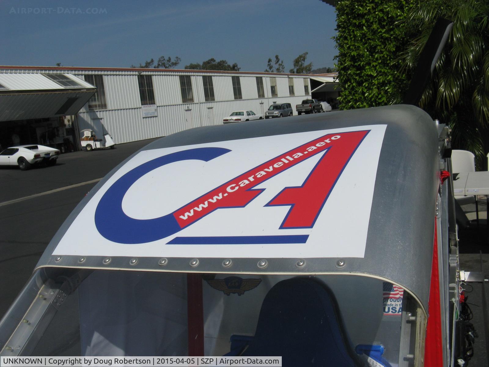UNKNOWN, Miscellaneous Various C/N unknown, Caravella Aerospace CaraVellair prototype roadable aircraft, logo atop fuselage
