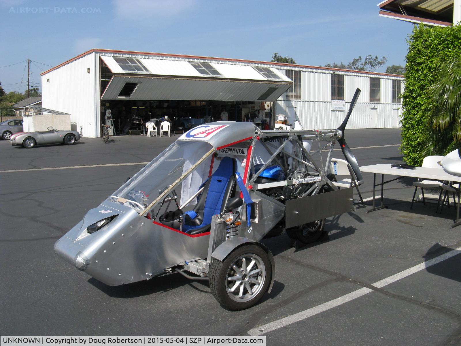 UNKNOWN, Miscellaneous Various C/N unknown, Caravella Aerospace CaraVellair prototype roadable aircraft, less folding wings and twin tail booms. No N number as of photo date. For more information, features, preliminary specifications and performance of prototype see http://www.caravella.aero
