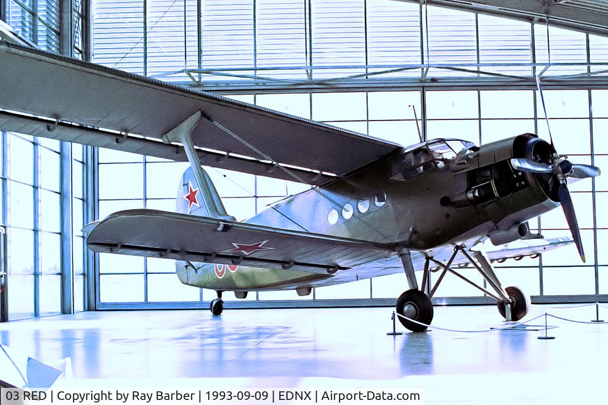 03 RED, 1965 Antonov An-2T Colt C/N 1G59-29, Antonov An-2 T [1G59-29] (Russian Air Force) Oberschleissheim~D 09/09/1993