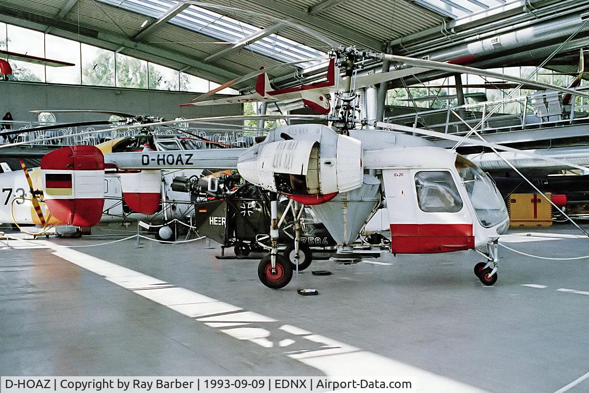 D-HOAZ, Kamov Ka-26 Hoodlum C/N 7605615, Kamov Ka-26 [7605615] Oberschleissheim~D 09/09/1993