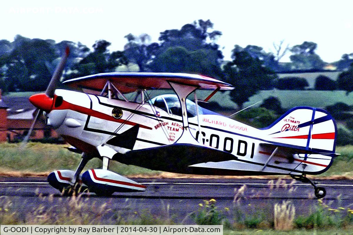 G-OODI, 1977 Pitts S-1D Special C/N KH1, Pitts S-1D Special [KH.1] (Place and date unknown). From a slide.