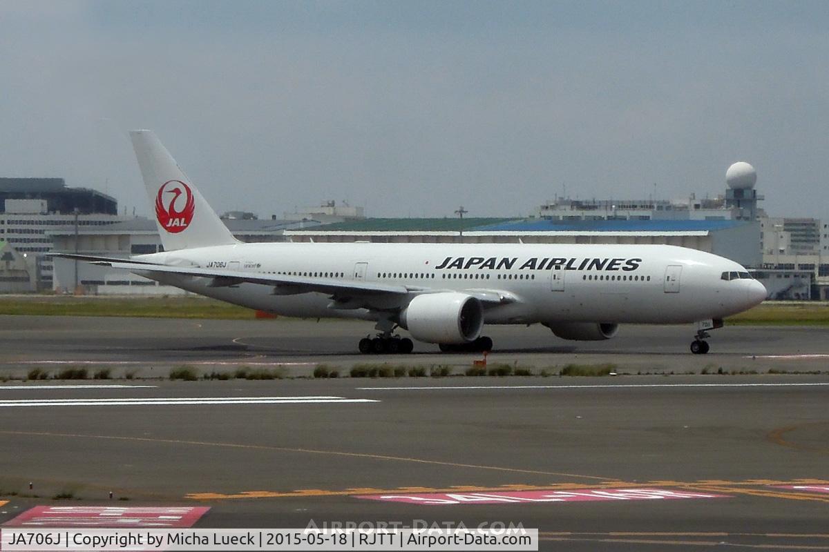 JA706J, 2003 Boeing 777-246/ER C/N 33394, At Haneda