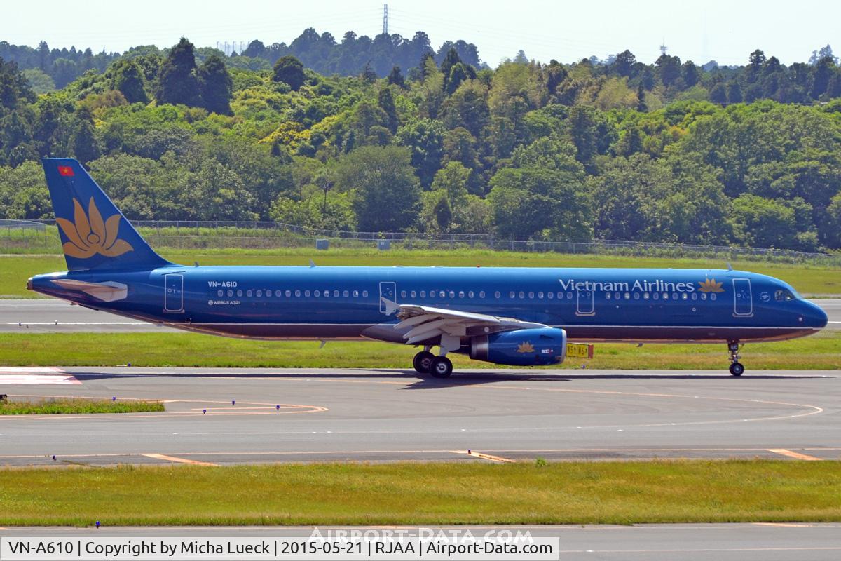 VN-A610, 2014 Airbus A321-231 C/N 5994, At Narita