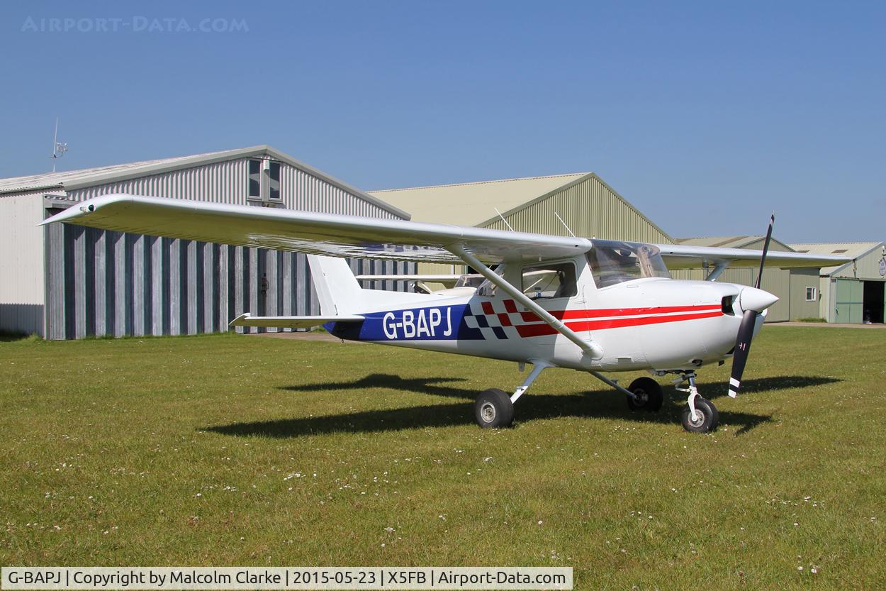 G-BAPJ, 1972 Reims FRA150L Aerobat C/N 0196, Reims FRA150L Aerobat at Fishburn Airfield UK, May 23rd 2015.