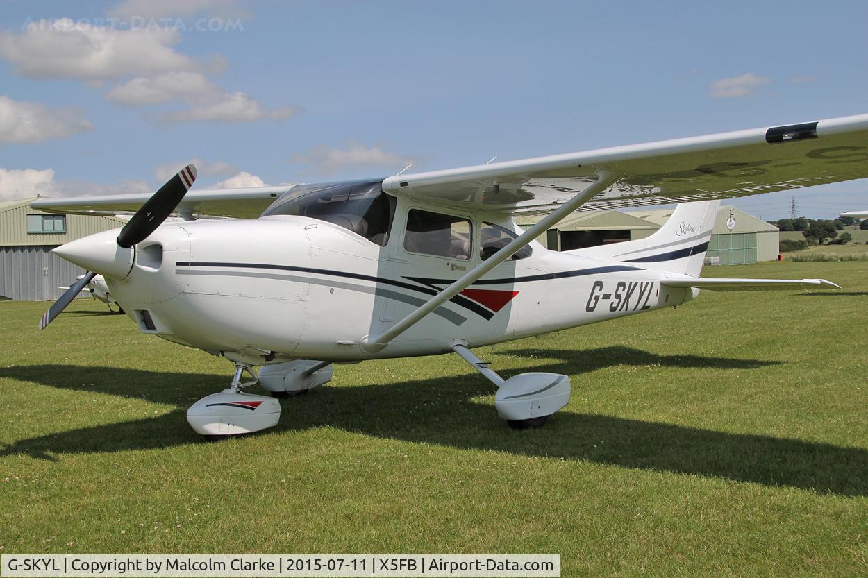 G-SKYL, 1998 Cessna 182S Skylane C/N 18280176, Cessna 182S Skylane at Fishburn Airfield UK, June 11th 2015.