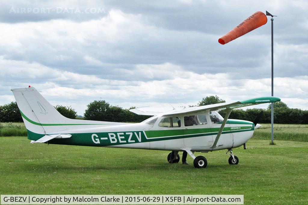 G-BEZV, 1976 Reims F172M Skyhawk Skyhawk C/N 1474, Reims F172M at Fishburn Airfield UK, June 29th 2015.