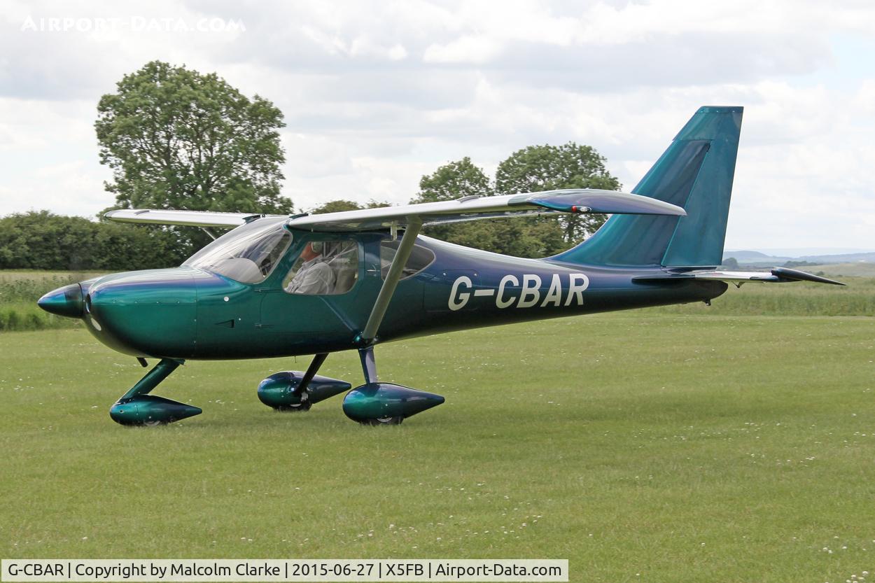 G-CBAR, 2003 Stoddard-Hamilton Glastar C/N PFA 295-13133, Stoddard-Hamilton Glastar, a Fishburn Airfield resident, June 27th 2015.