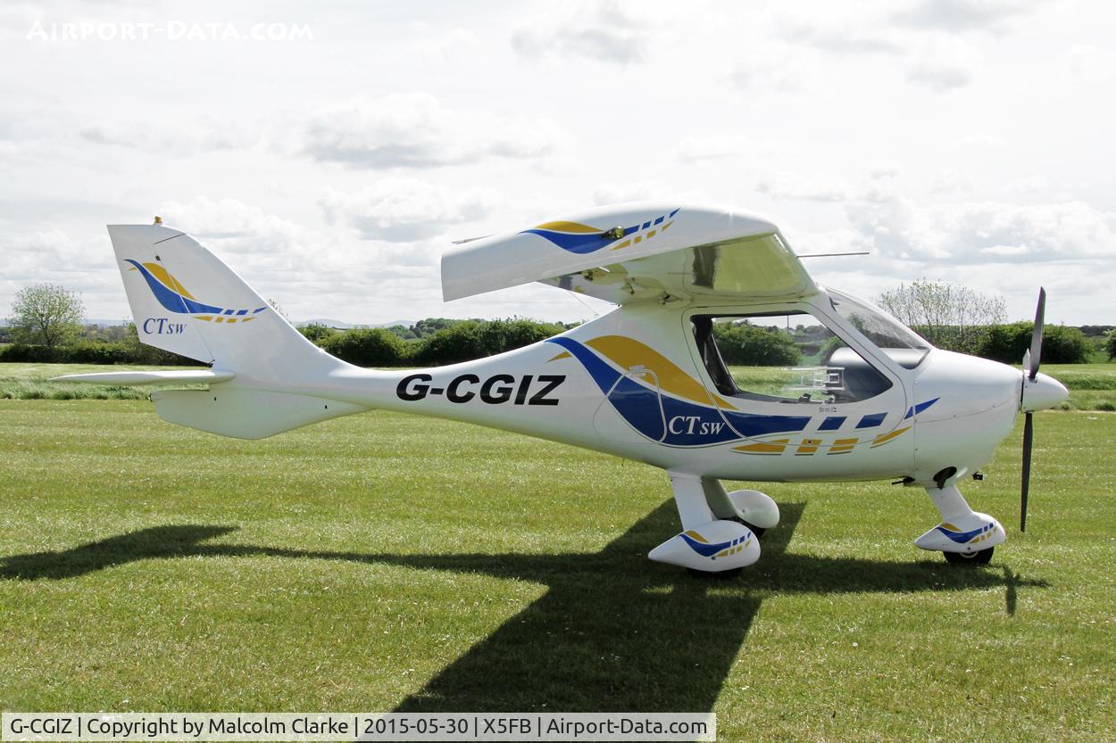 G-CGIZ, 2010 Flight Design CTSW C/N 8512, Flight Design CTSW  at Fishburn Airfield, May 30th 2015.