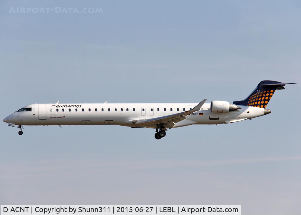 D-ACNT, 2011 Bombardier CRJ-900 NG (CL-600-2D24) C/N 15264, Landing rwy 25R