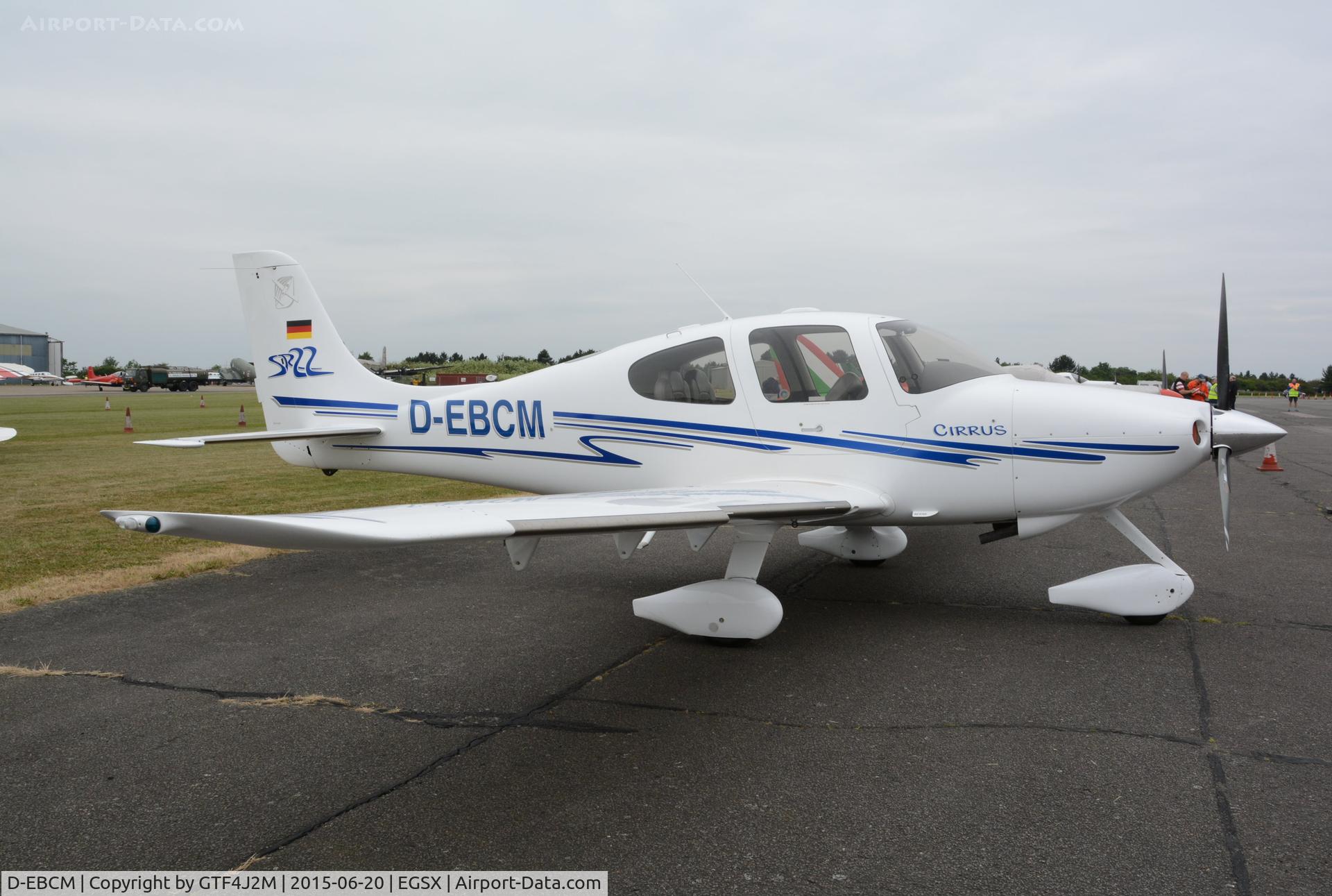 D-EBCM, 2003 Cirrus SR22 C/N 0581, D-EDCM at North Weald 20.6.15