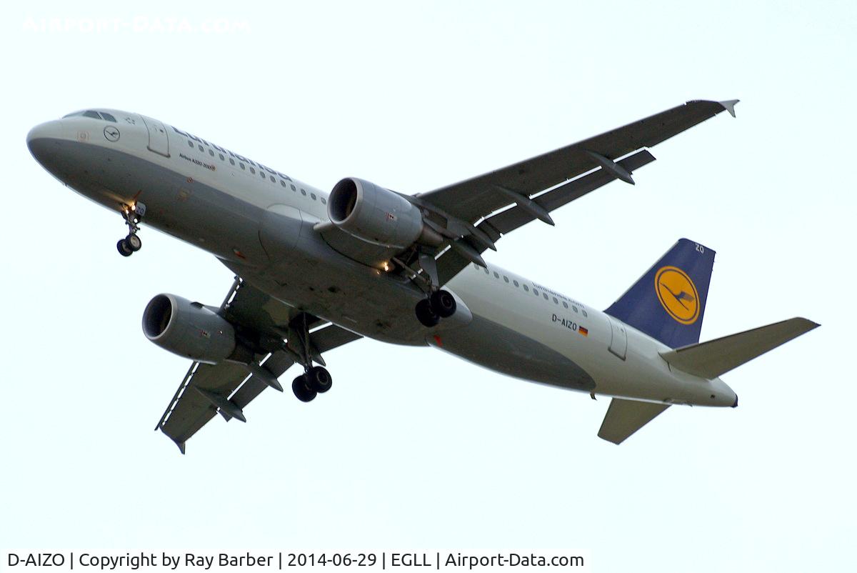 D-AIZO, 2012 Airbus A320-214 C/N 5441, Airbus A320-214 [5441] (Lufthansa) Home~G 29/06/2014. On approach 27R.