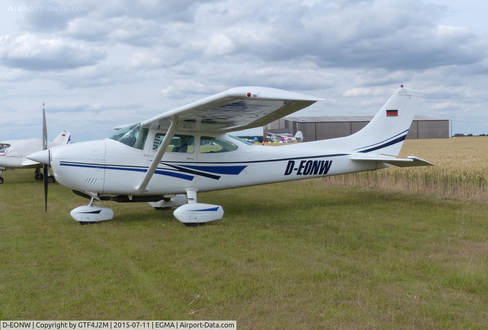 D-EONW, Cessna F182Q C/N F18200051, D-EONW at Fowlmere 11.7.15
