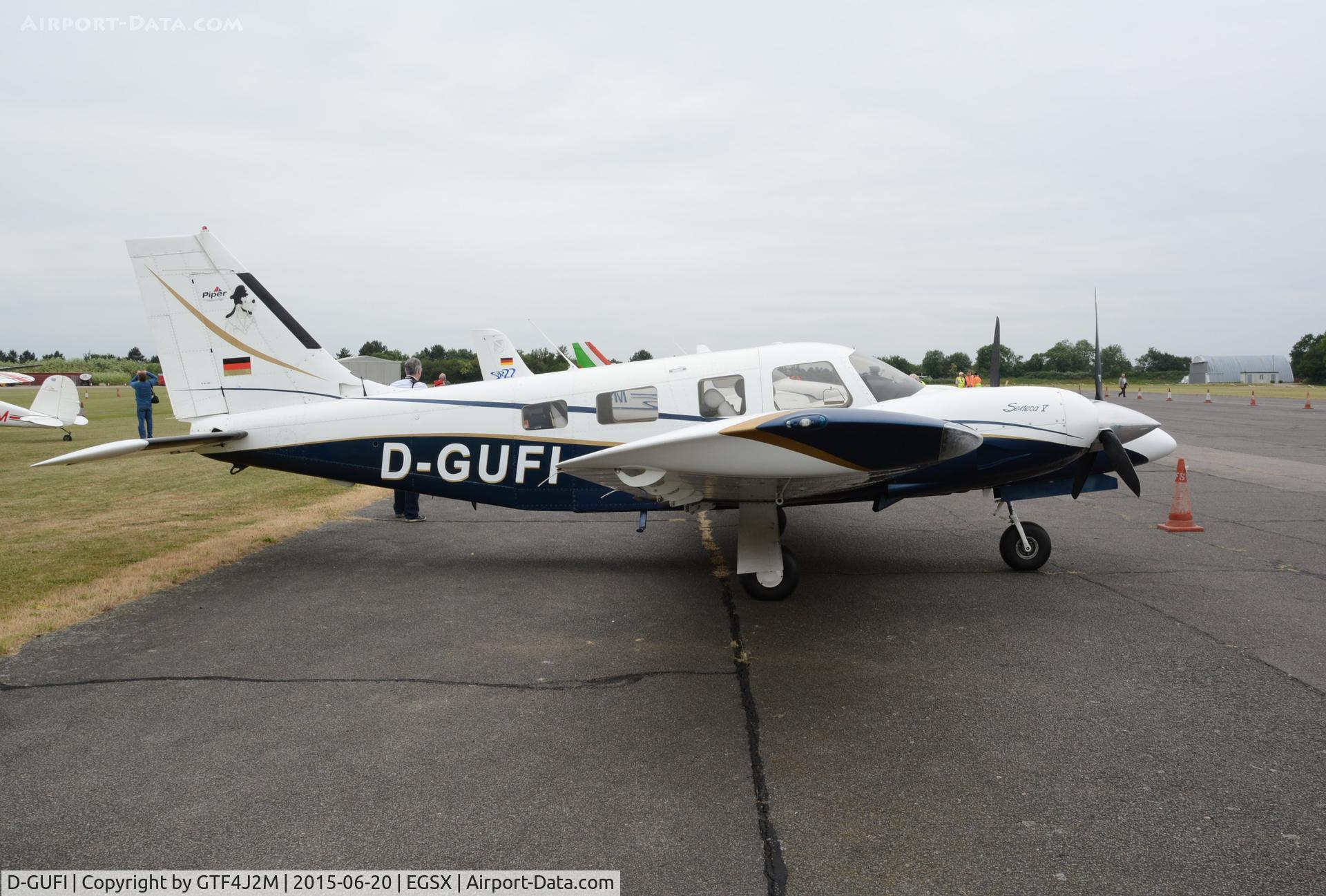 D-GUFI, Piper PA-34-220T Seneca V C/N 3449225, D-GUFI at North Weald 20.6.15