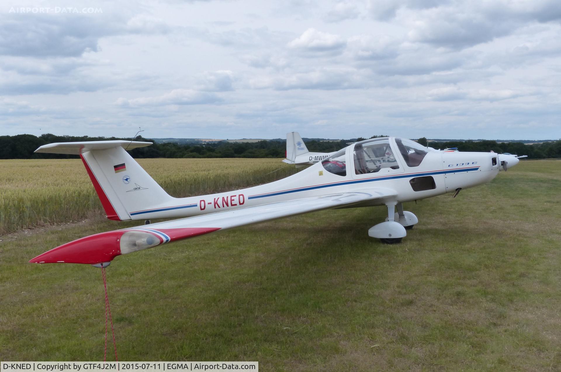 D-KNED, Grob G-109B C/N 6354, D-KNED at Fowlmere 11.7.15