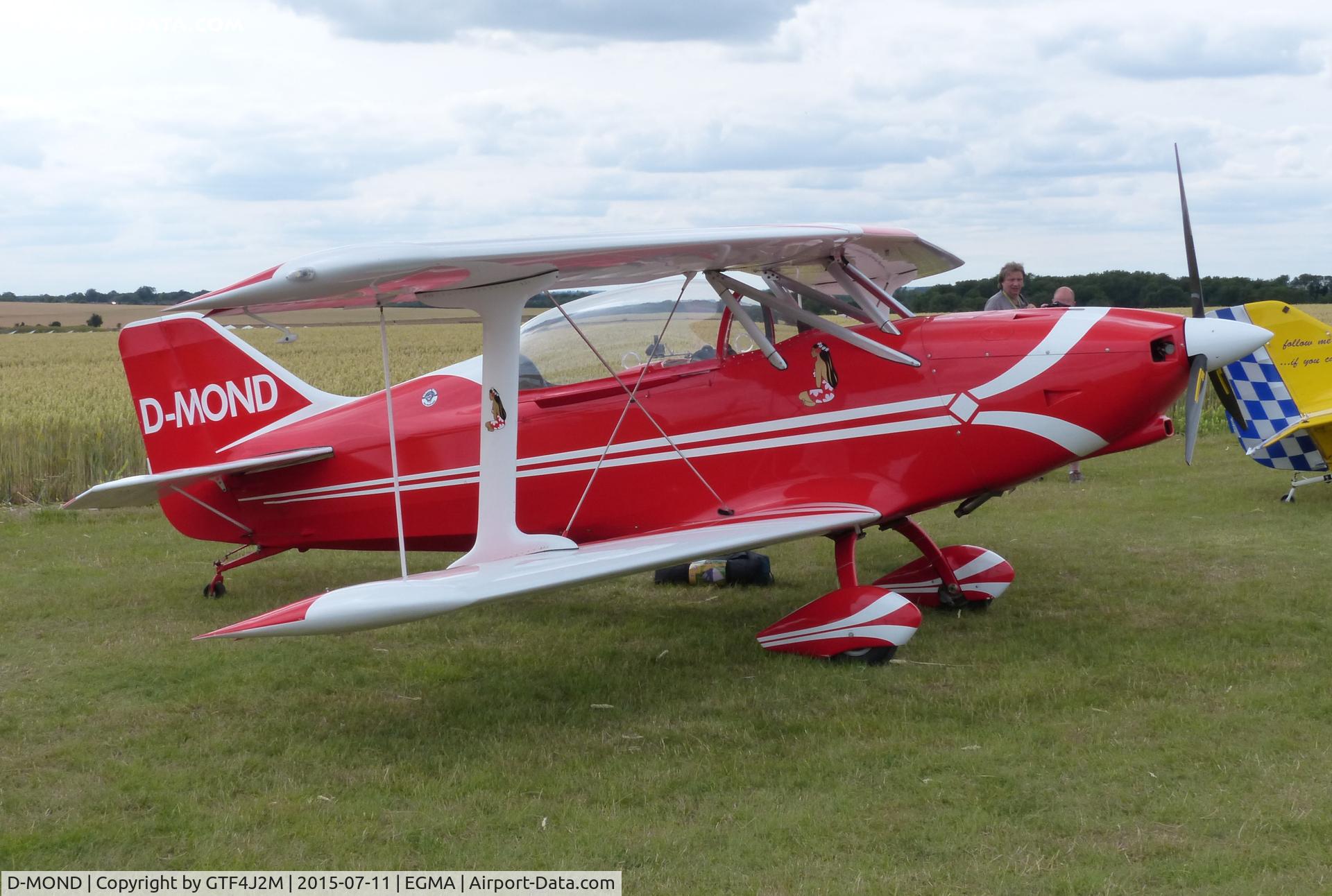 D-MOND, B&F Technik Funk FK-12 Comet C/N 012-024, D-MOND at Fowlmere 11.7.15