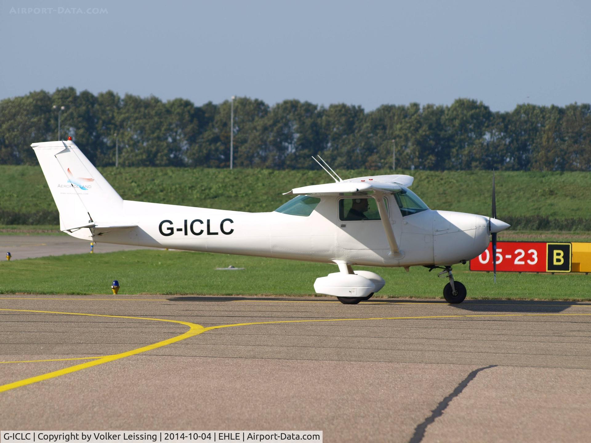 G-ICLC, 1973 Cessna 150L C/N 150-75161, taxi to parking