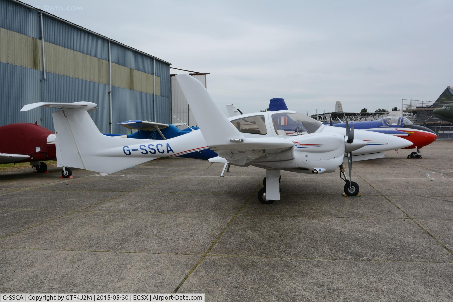 G-SSCA, 2014 Diamond DA-42NG Twin Star C/N 42.N138, G-SSCA at North Weald 30.5.15