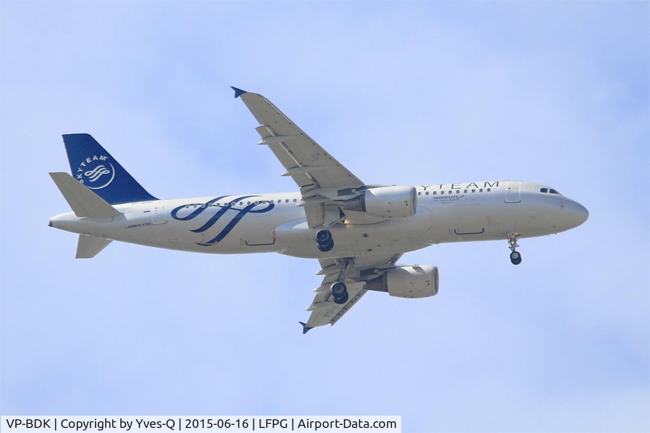 VP-BDK, 2003 Airbus A320-214 C/N 2106, Airbus A320-214, Short approach rwy 08R, Roissy Charles De Gaulle Airport (LFPG-CDG)