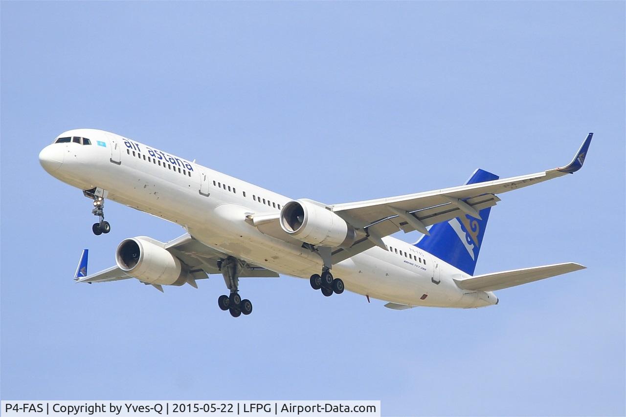 P4-FAS, 1998 Boeing 757-2G5 C/N 29489, Boeing 757-2G5, Short approach rwy 27R, Roissy Charles De Gaulle Airport (LFPG-CDG)