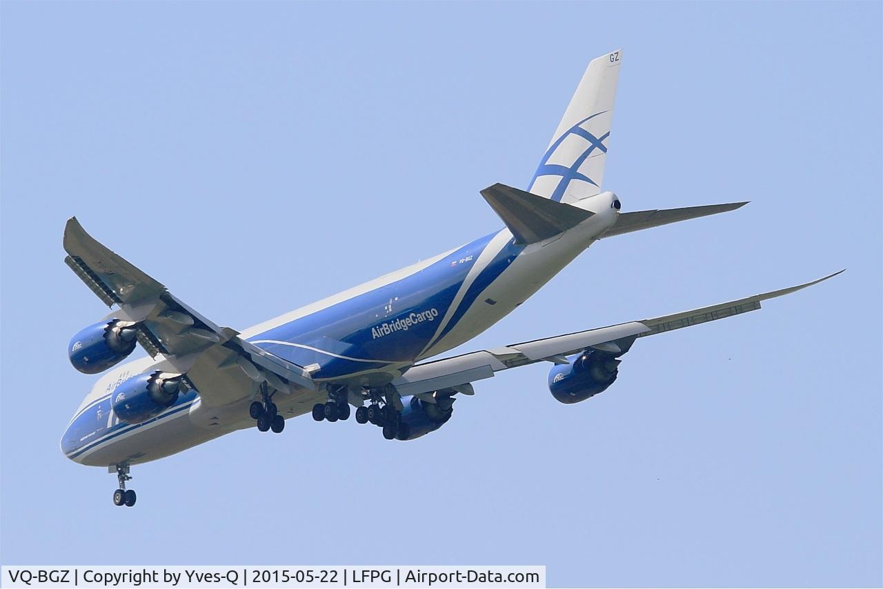 VQ-BGZ, 2012 Boeing 747-8HVF/SCD C/N 37580, Boeing 747-8HVF, Short approach rwy 27R, Roissy Charles De Gaulle Airport (LFPG-CDG)