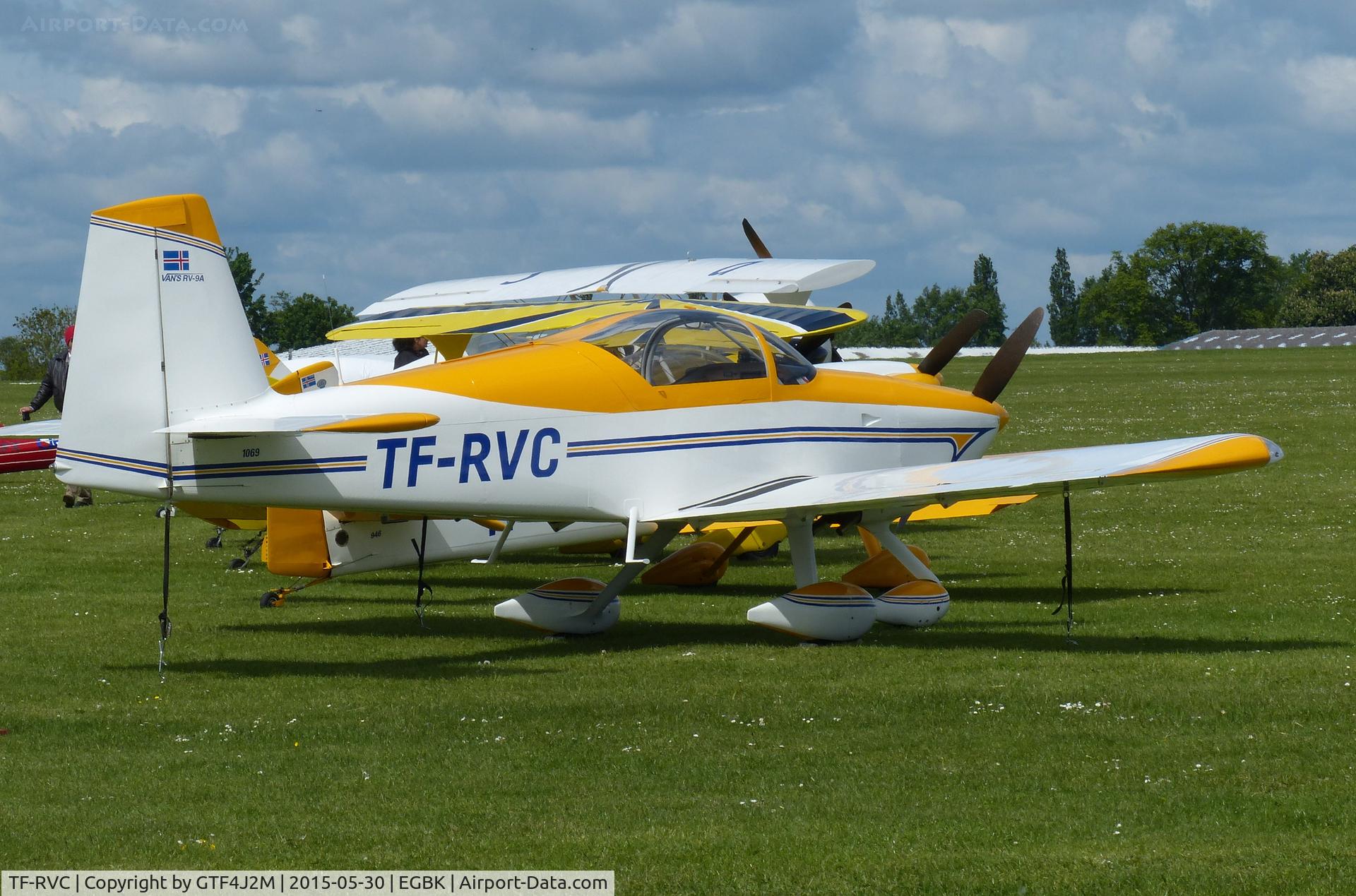 TF-RVC, Vans RV-9A C/N 90420, TF-RVC at Sywell 30.5.15