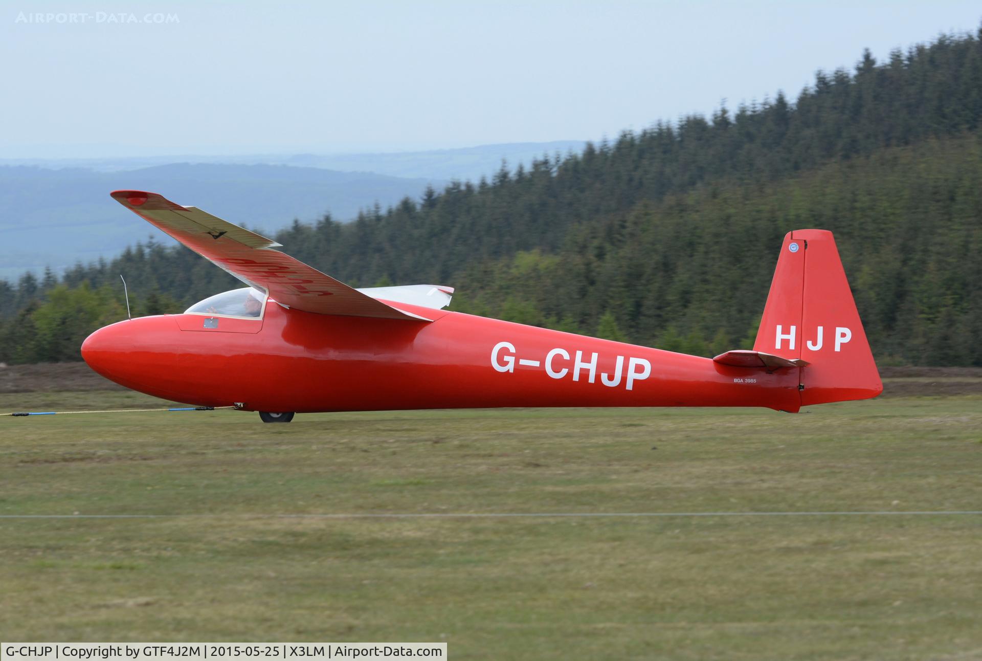 G-CHJP, 1959 Schleicher Ka-6CR Rhonsegler C/N 616, G-CHJP 'HJP' at Long Mynd 25.5.15