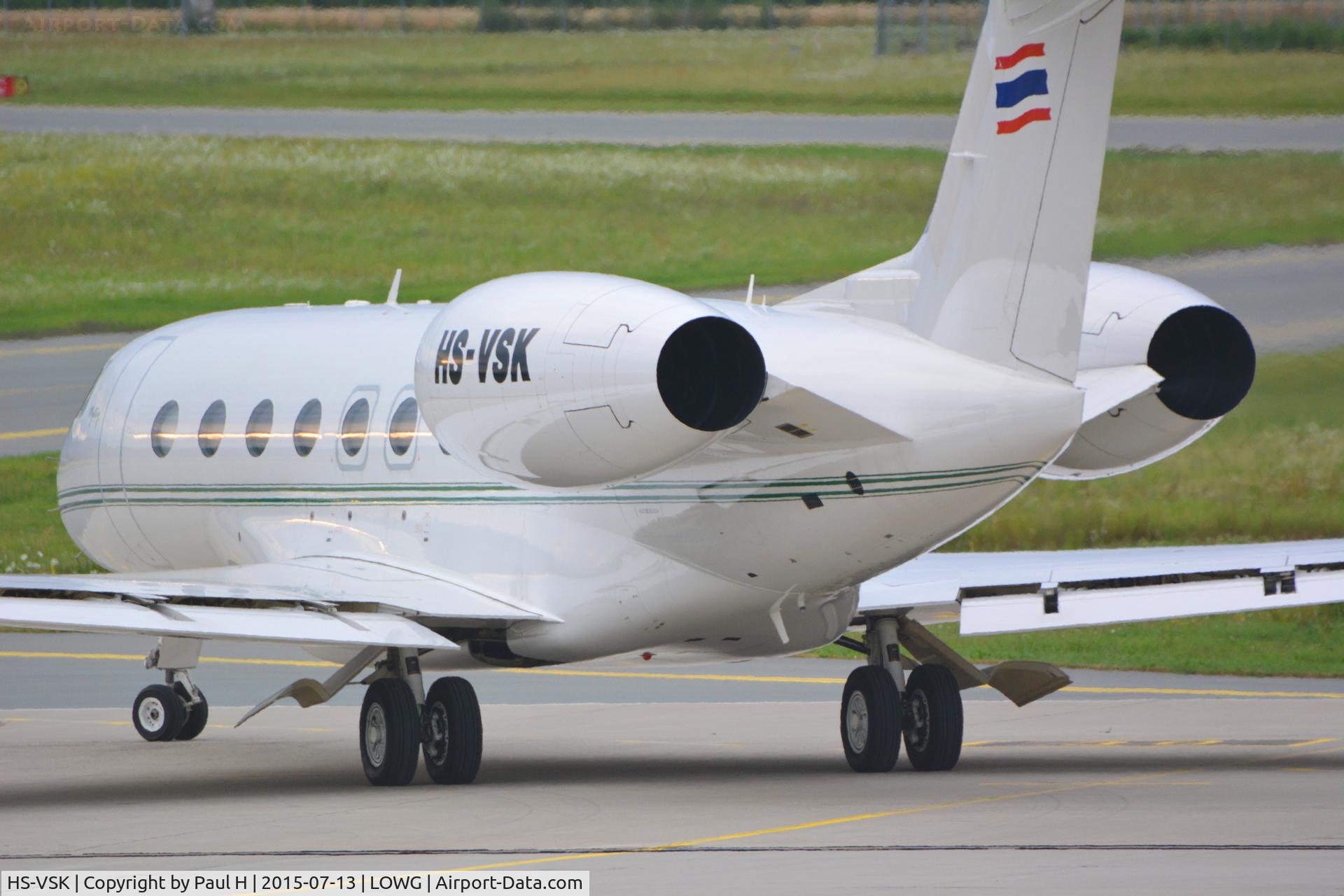 HS-VSK, 2013 Gulfstream Aerospace G650 (G-VI) C/N 6023, At LOWG