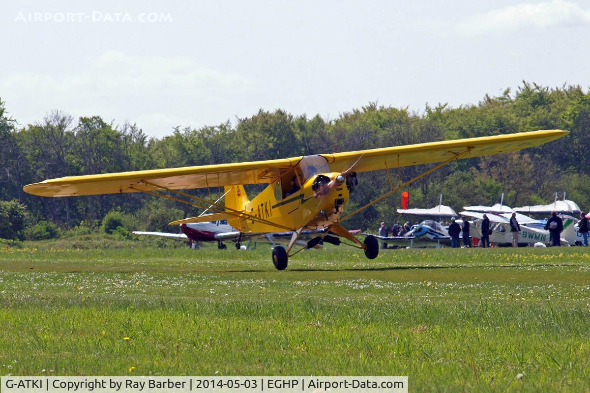 G-ATKI, 1946 Piper J3C-65 Cub Cub C/N 17545, Piper J-3C-65 Cub [17545] Popham~G 03/05/2014
