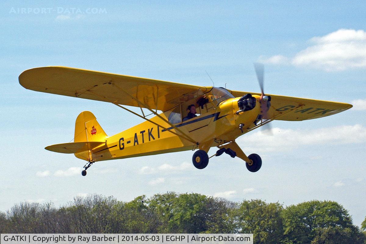 G-ATKI, 1946 Piper J3C-65 Cub Cub C/N 17545, Piper J-3C-65 Cub [17545] Popham~G 03/05/2014