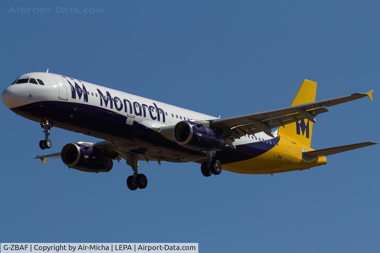 G-ZBAF, 2006 Airbus A321-231 C/N 2730, Monarch Airlines