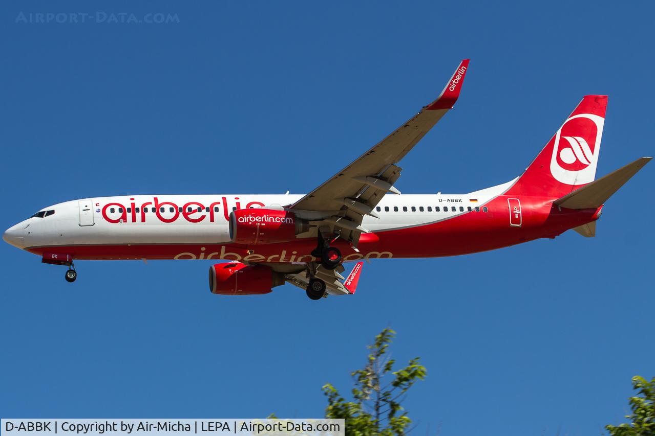 D-ABBK, 2003 Boeing 737-8BK C/N 33013, Air Berlin