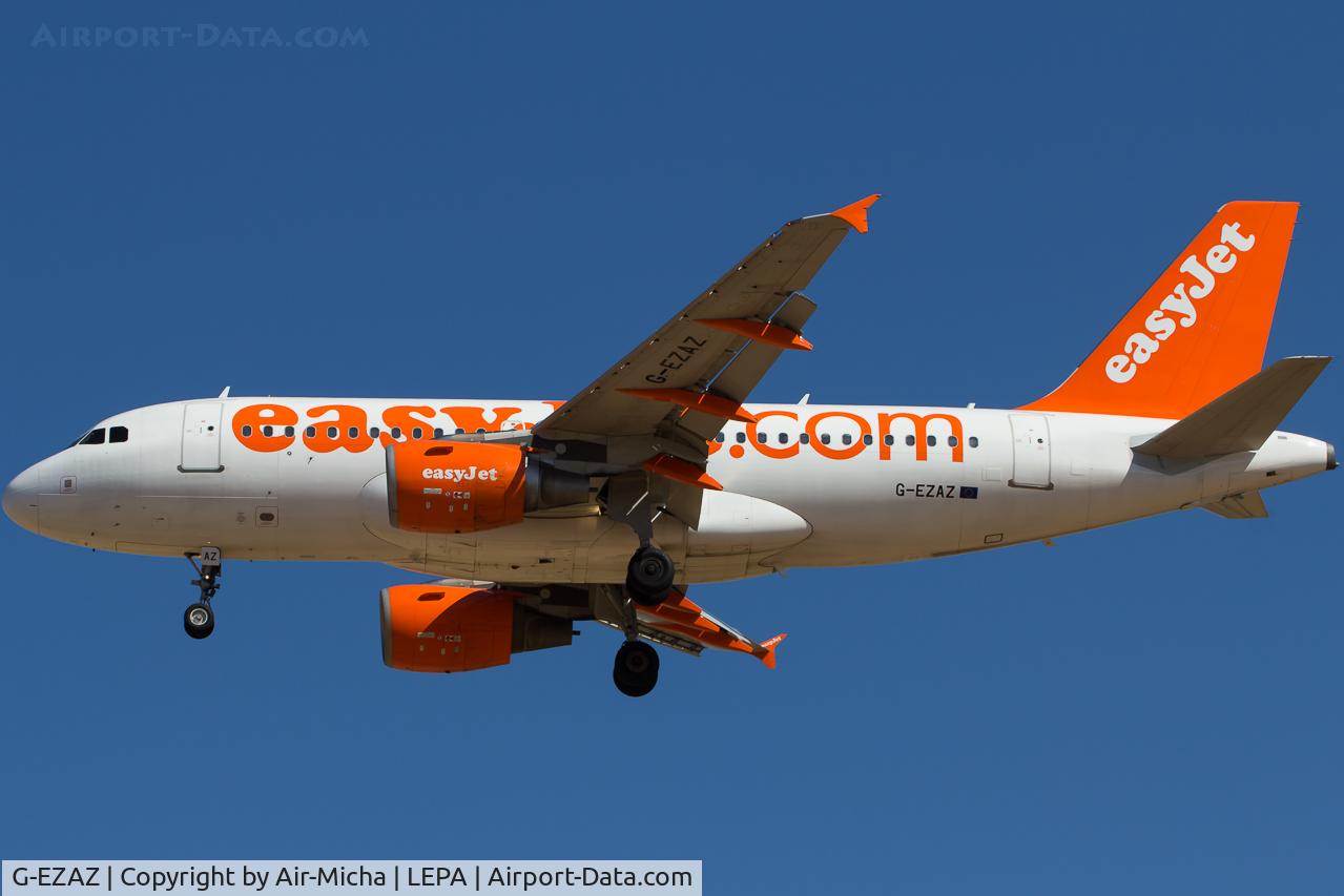 G-EZAZ, 2006 Airbus A319-111 C/N 2829, EasyJet