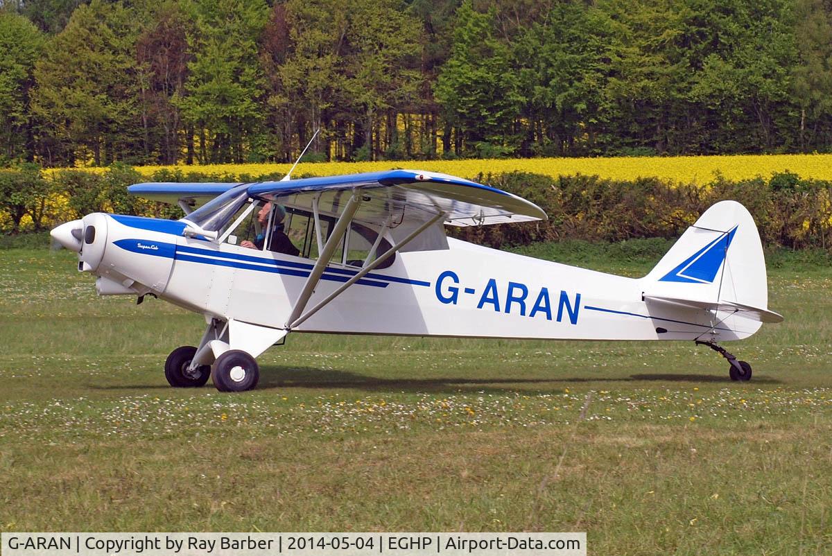 G-ARAN, 1960 Piper PA-18-150 Super Cub C/N 18-7307, Piper PA-18-150 Super Cub [18-7307]  Popham~G 04/05/2014