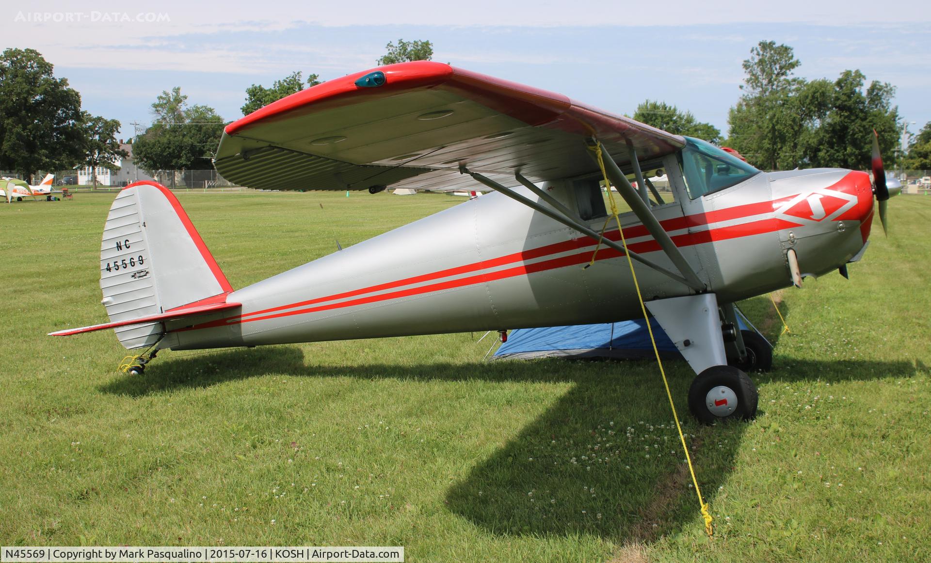 N45569, 1946 Luscombe 8A C/N 2096, Luscombe 8A