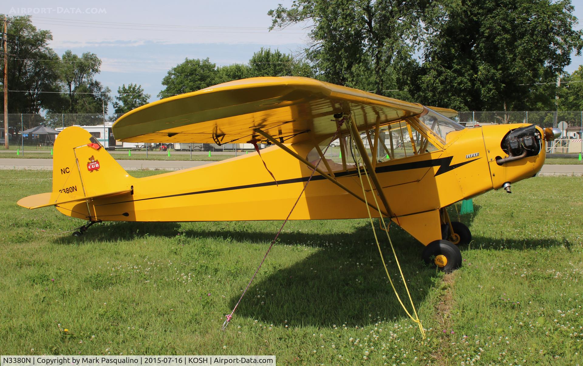 N3380N, 1946 Piper J3C-65 Cub Cub C/N 22580, Piper J3C-65