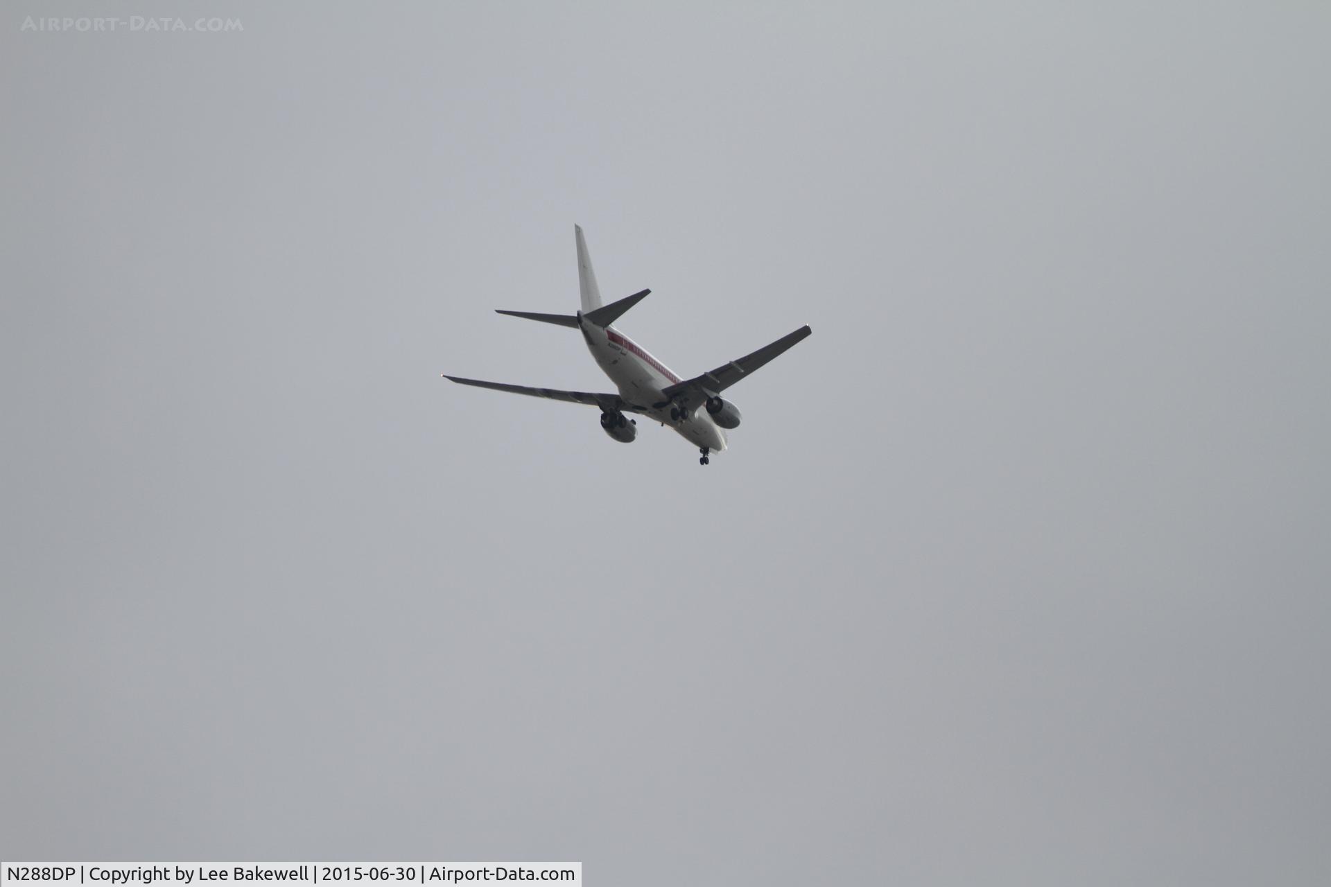 N288DP, 2003 Boeing 737-66N C/N 29892, Over Las Vegas