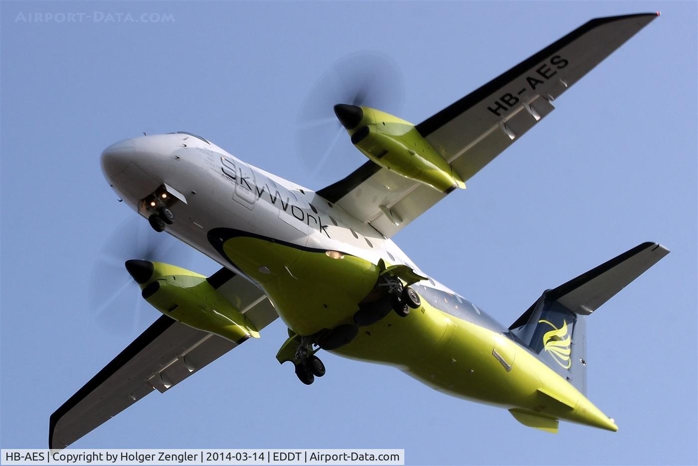 HB-AES, 1995 Dornier 328-110 C/N 3021, Inbound traffic on final track for rwy 26R...