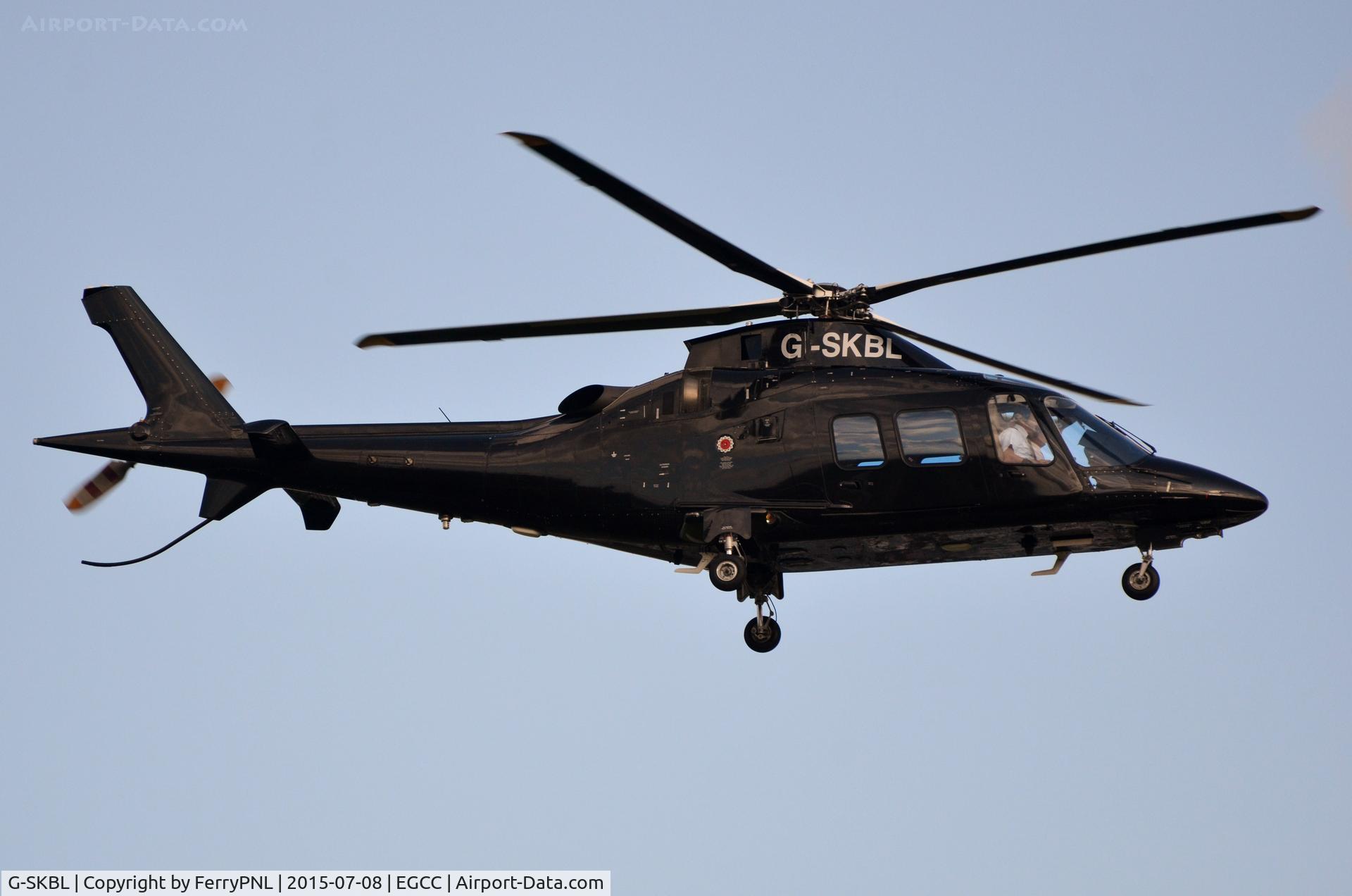 G-SKBL, 2006 Agusta A-109S Grand C/N 22011, Agusta 109S over the airfield
