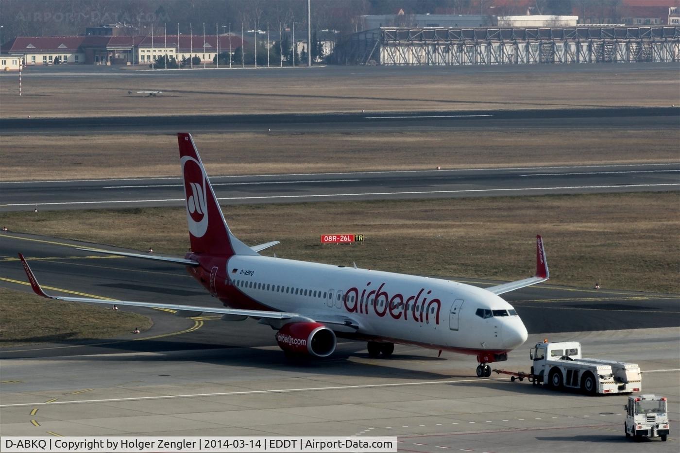 D-ABKQ, 2011 Boeing 737-86J C/N 37760, Push back ceremony is running....