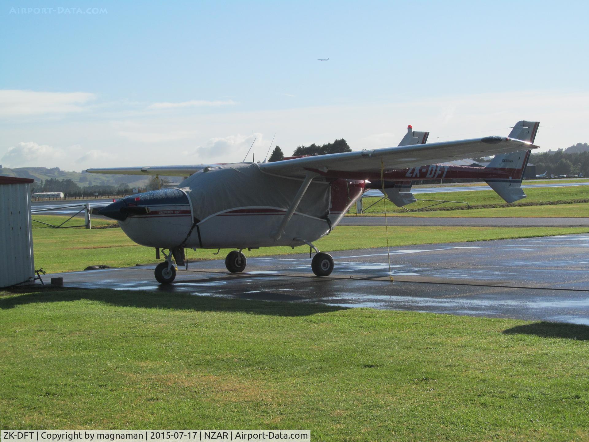 ZK-DFT, Cessna 337 Super Skymaster C/N 337-0176, At Ardmore - ?new resident?