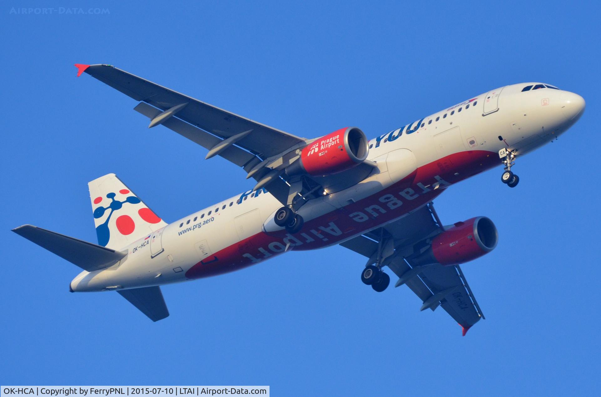 OK-HCA, 2011 Airbus A320-214 C/N 4699, Travelserice A320 promoting Prague