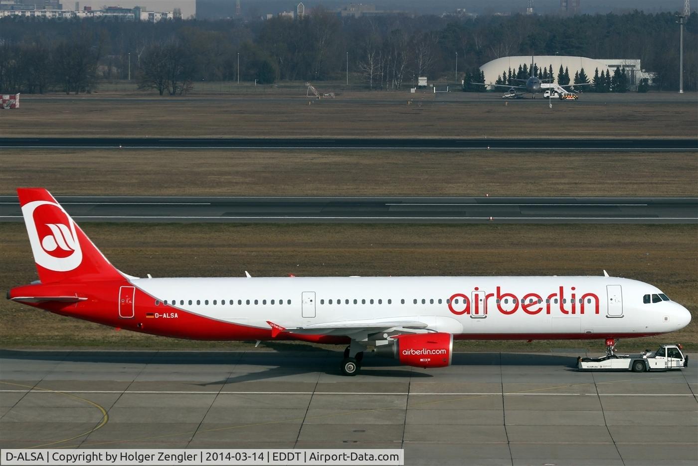 D-ALSA, 2001 Airbus A321-211 C/N 1629, Expecting take off via rwy 26L...