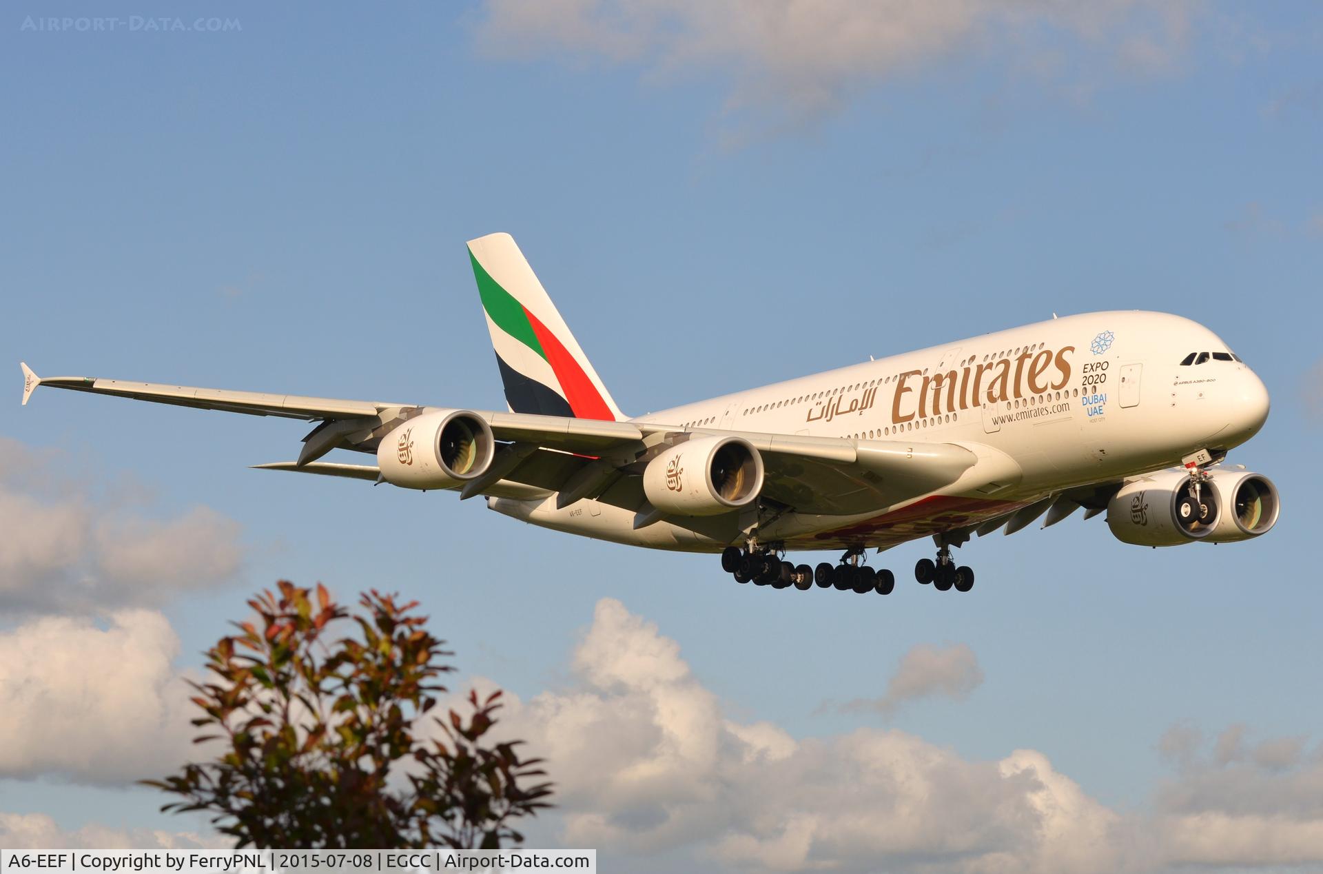 A6-EEF, 2012 Airbus A380-861 C/N 113, Emirates A388 Arriving.