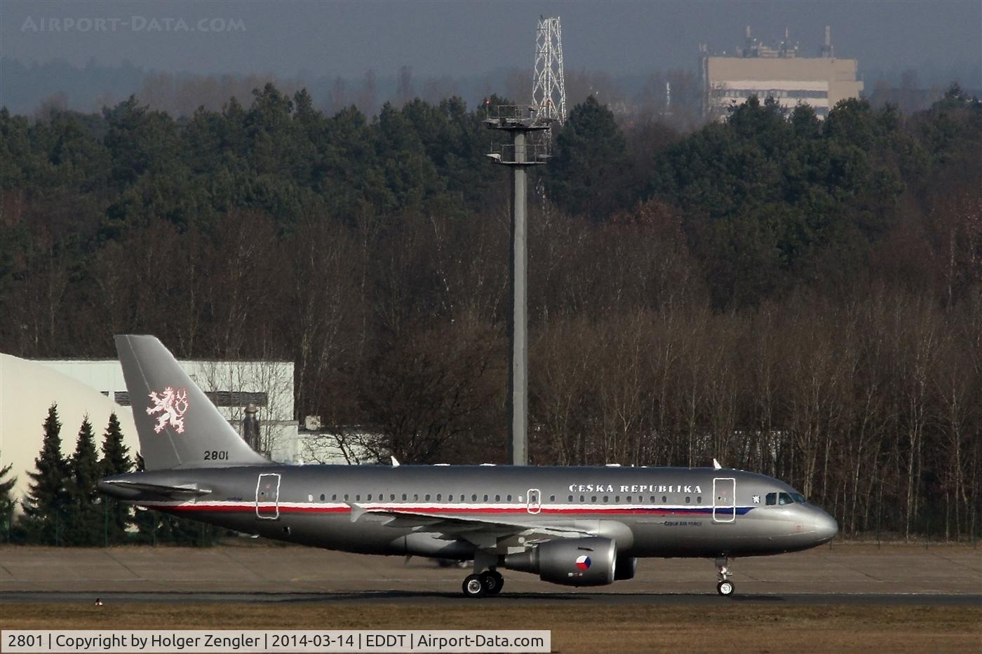 2801, 2007 Airbus ACJ319 (A319-115/CJ) C/N 2801, Czech Airforce on taxi to departure...