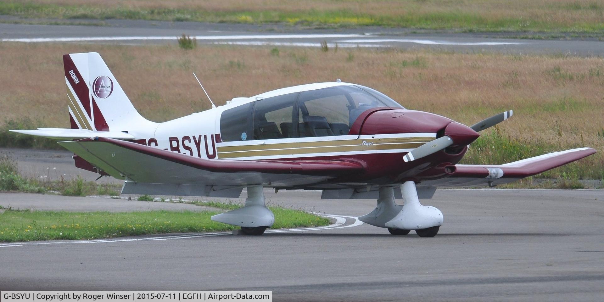 G-BSYU, 1990 Robin DR-400-180 Regent Regent C/N 2027, Visiting Robin Regent.