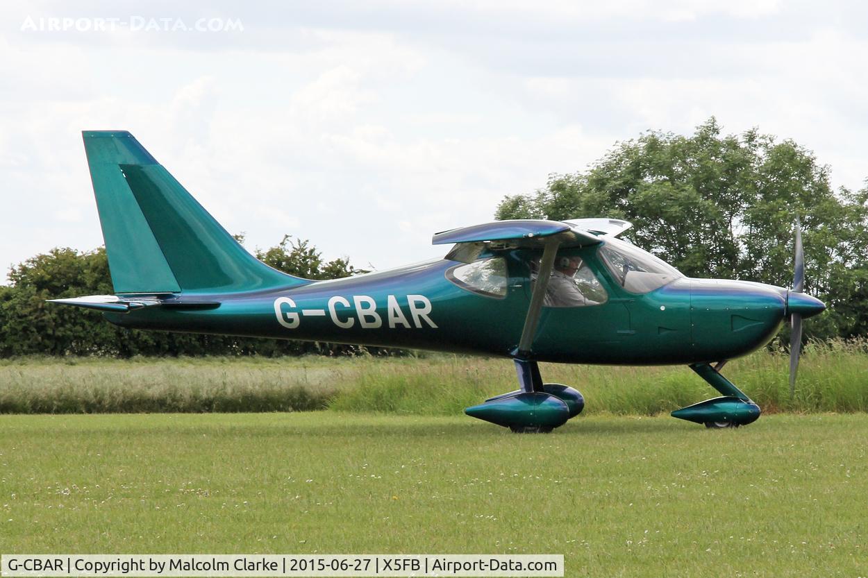 G-CBAR, 2003 Stoddard-Hamilton Glastar C/N PFA 295-13133, Stoddard-Hamilton Glastar, a resident at Fishburn Airfield, June 27th 2015.